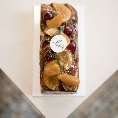 Cake fruits confis (6 parts)